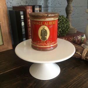 Vintage Prince Albert Crimp cut tobacco tin can